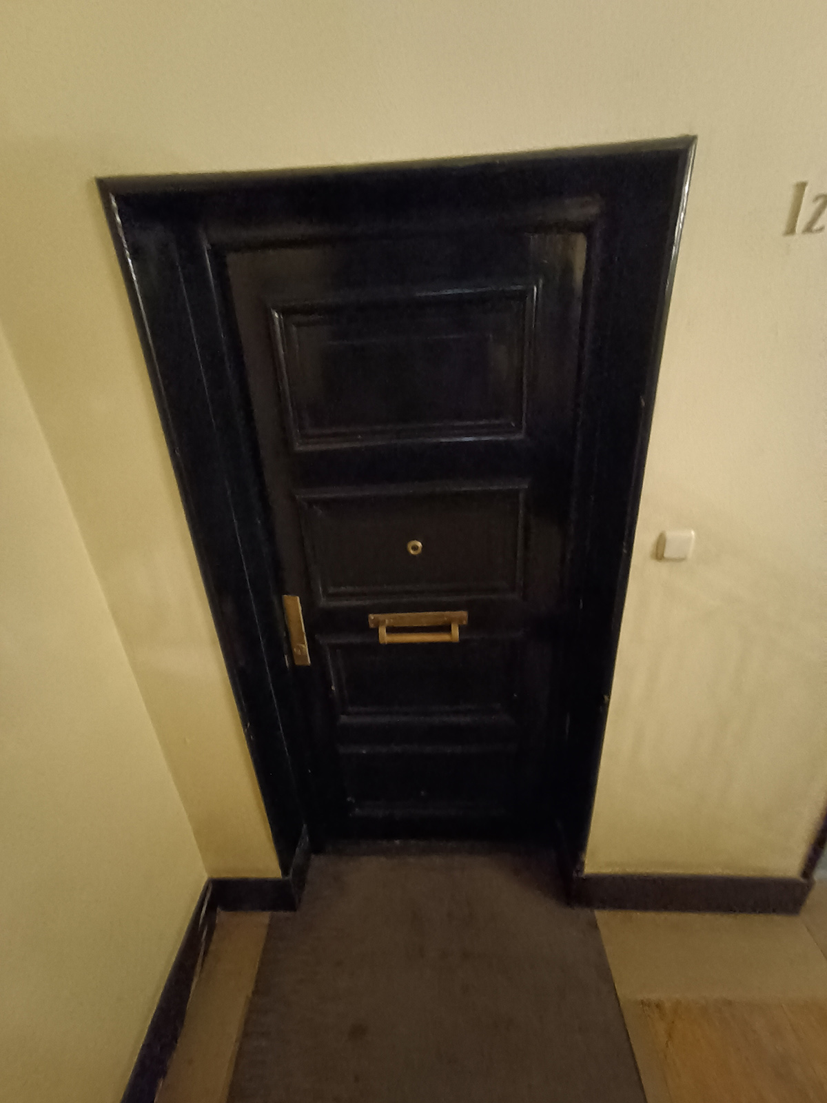 Puerta acceso vivienda.